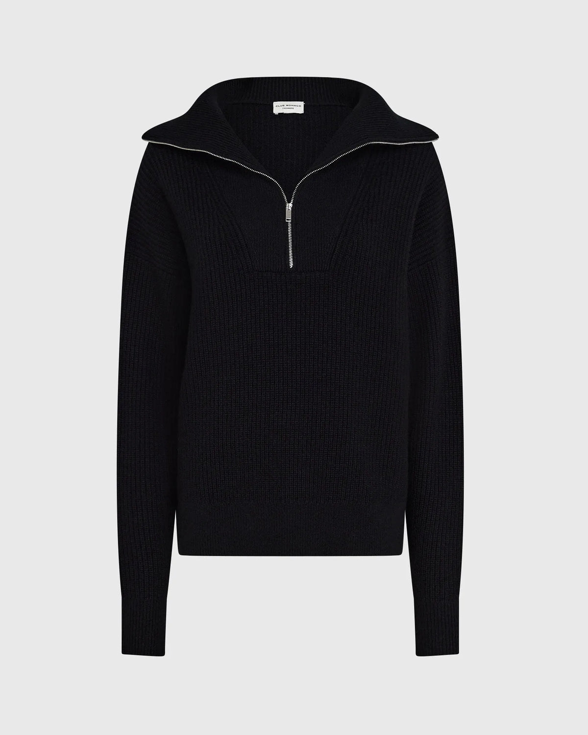 Cashmere Quarter-Zip Sweater
