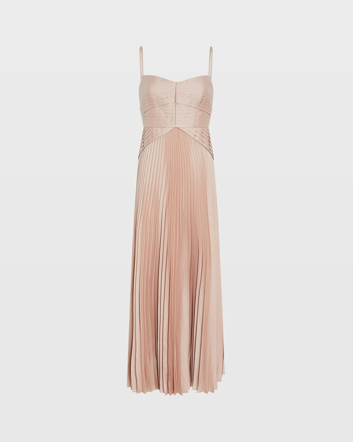 Pleated Occasion Maxi Dress