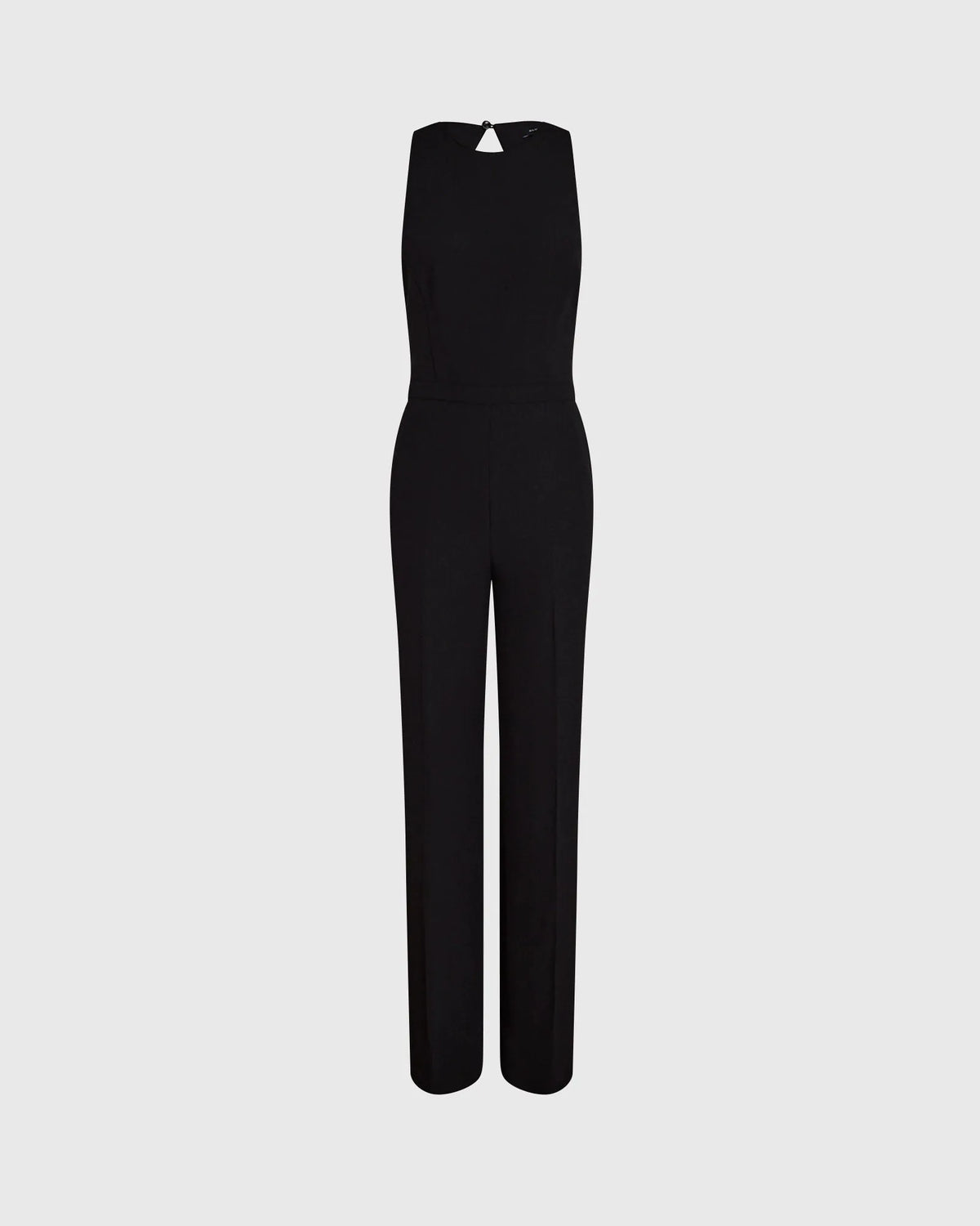 Crepe Open-Back Jumpsuit