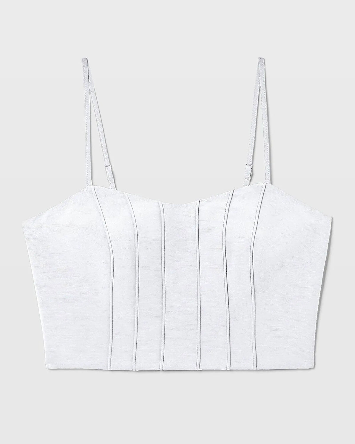 Pintuck Bandeau Top