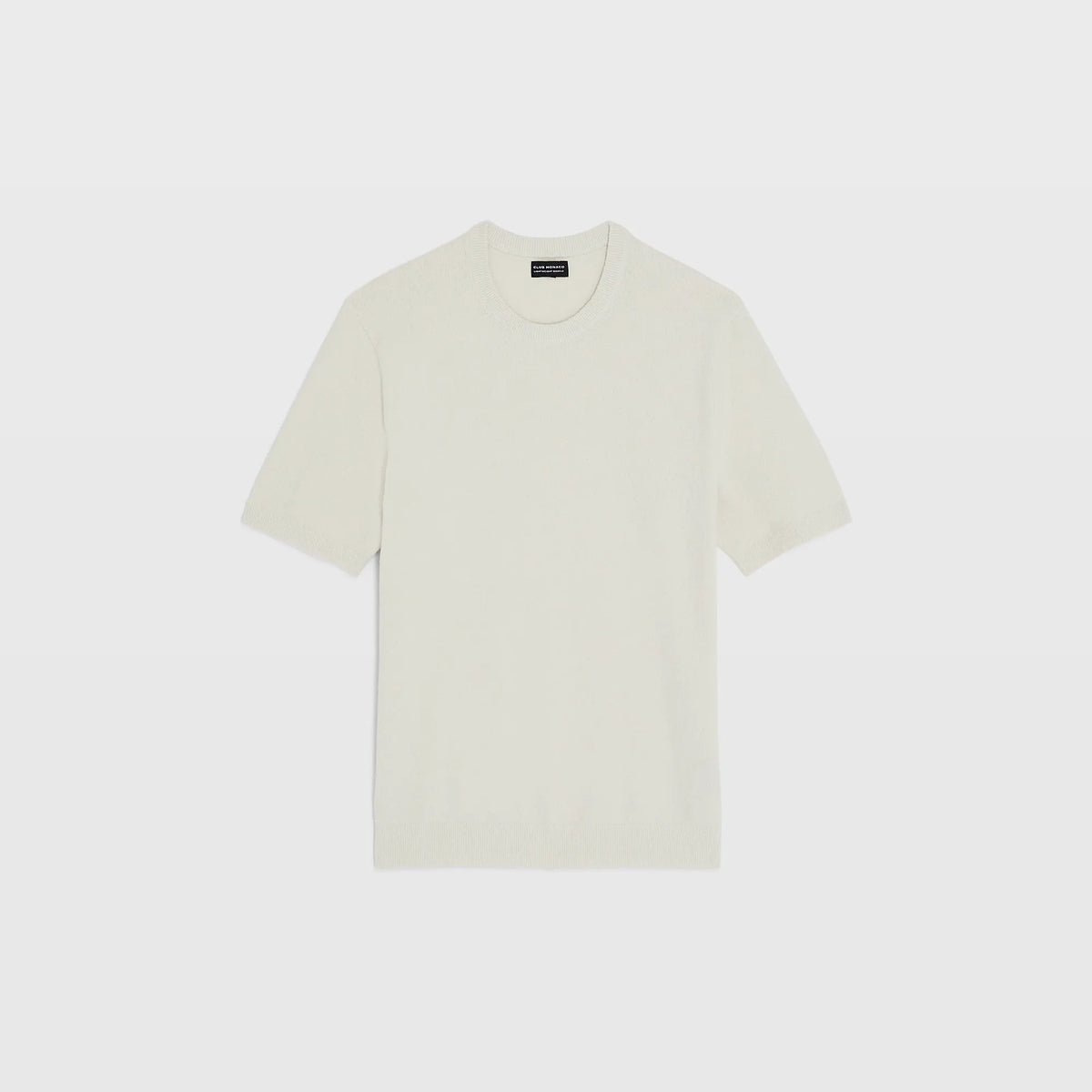 Short Sleeve Micro Bouclé Crew