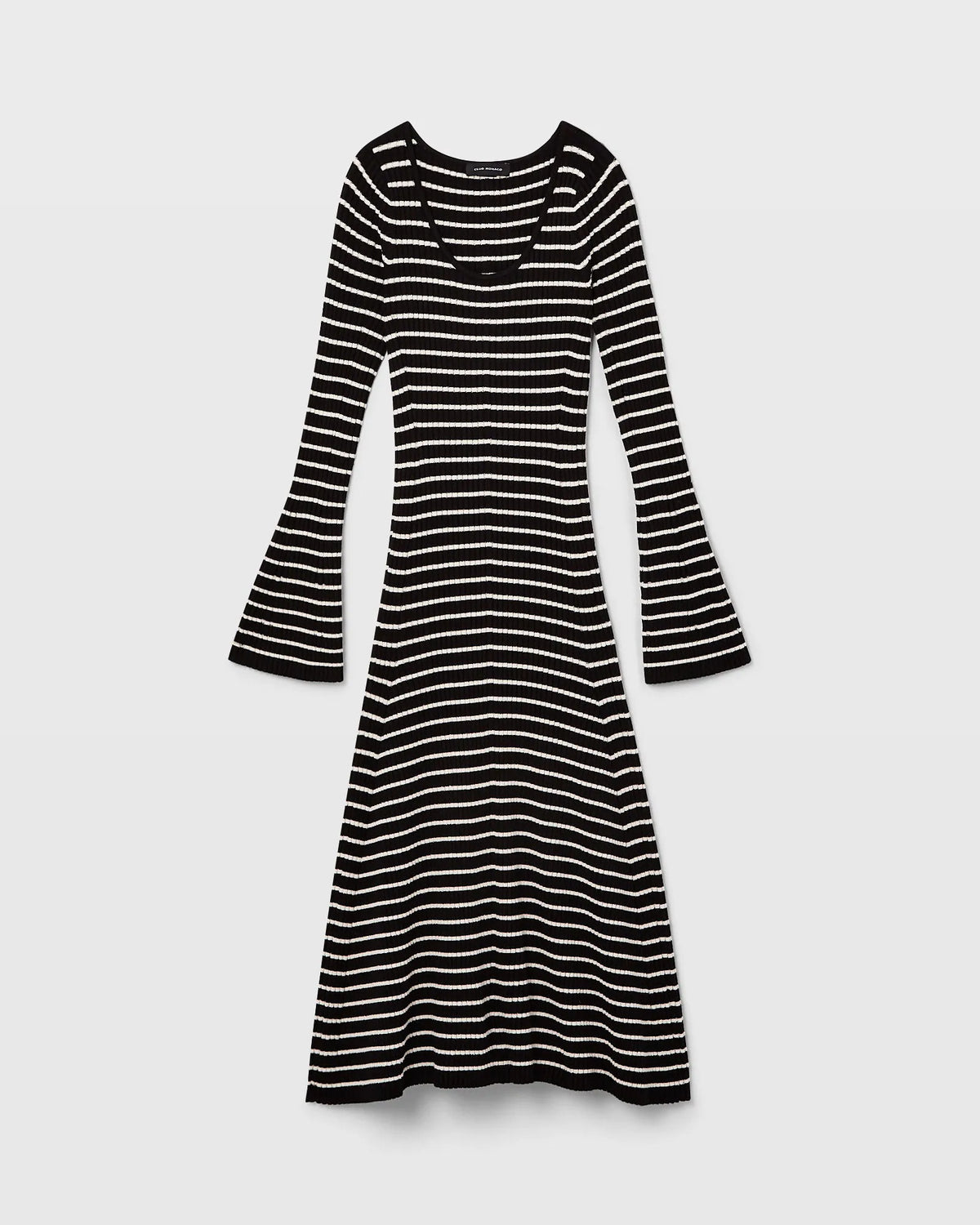 Midi Striped Sweater Dress
