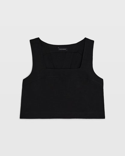 Linen Blend Shell Top