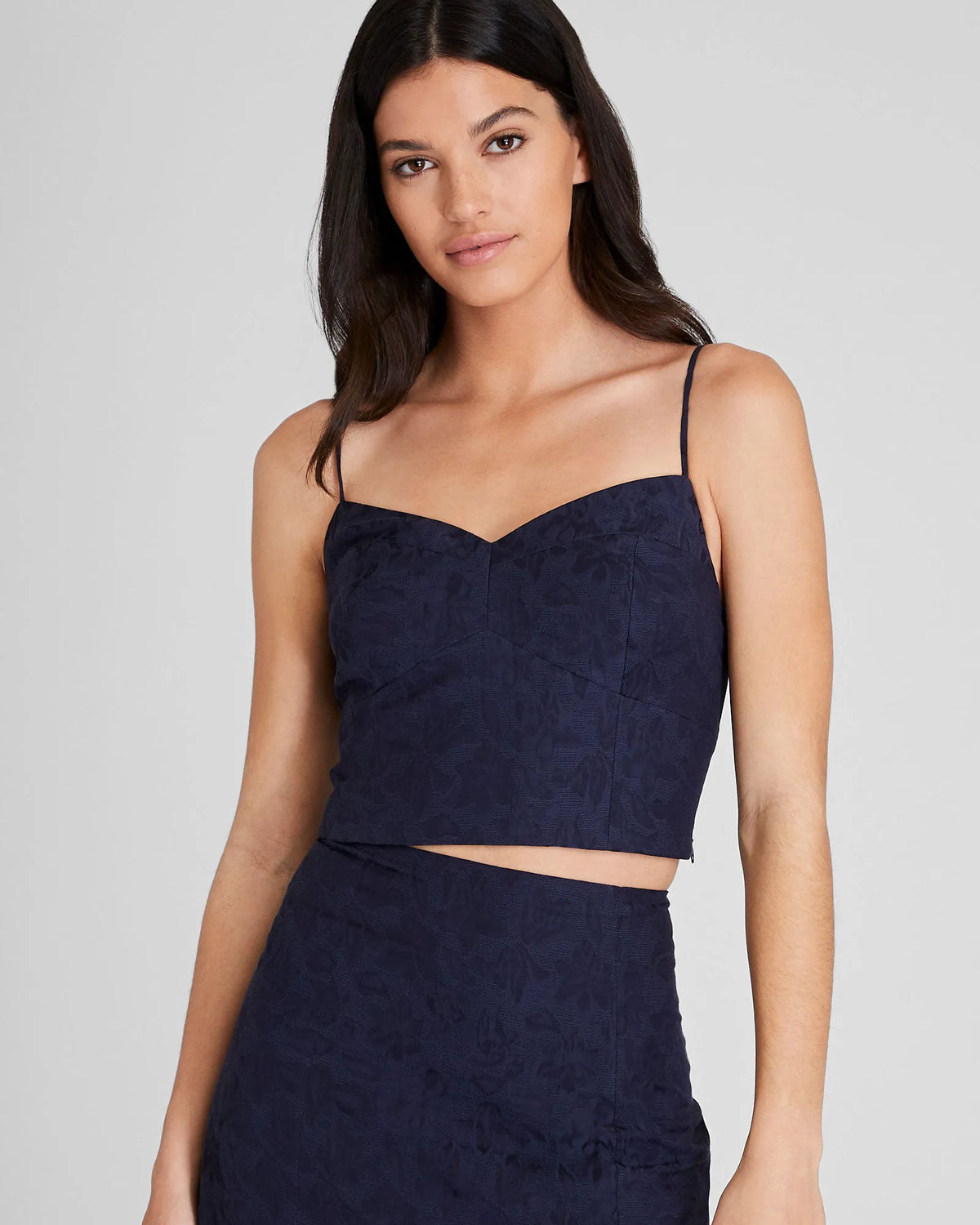 Paneled Fitted Top