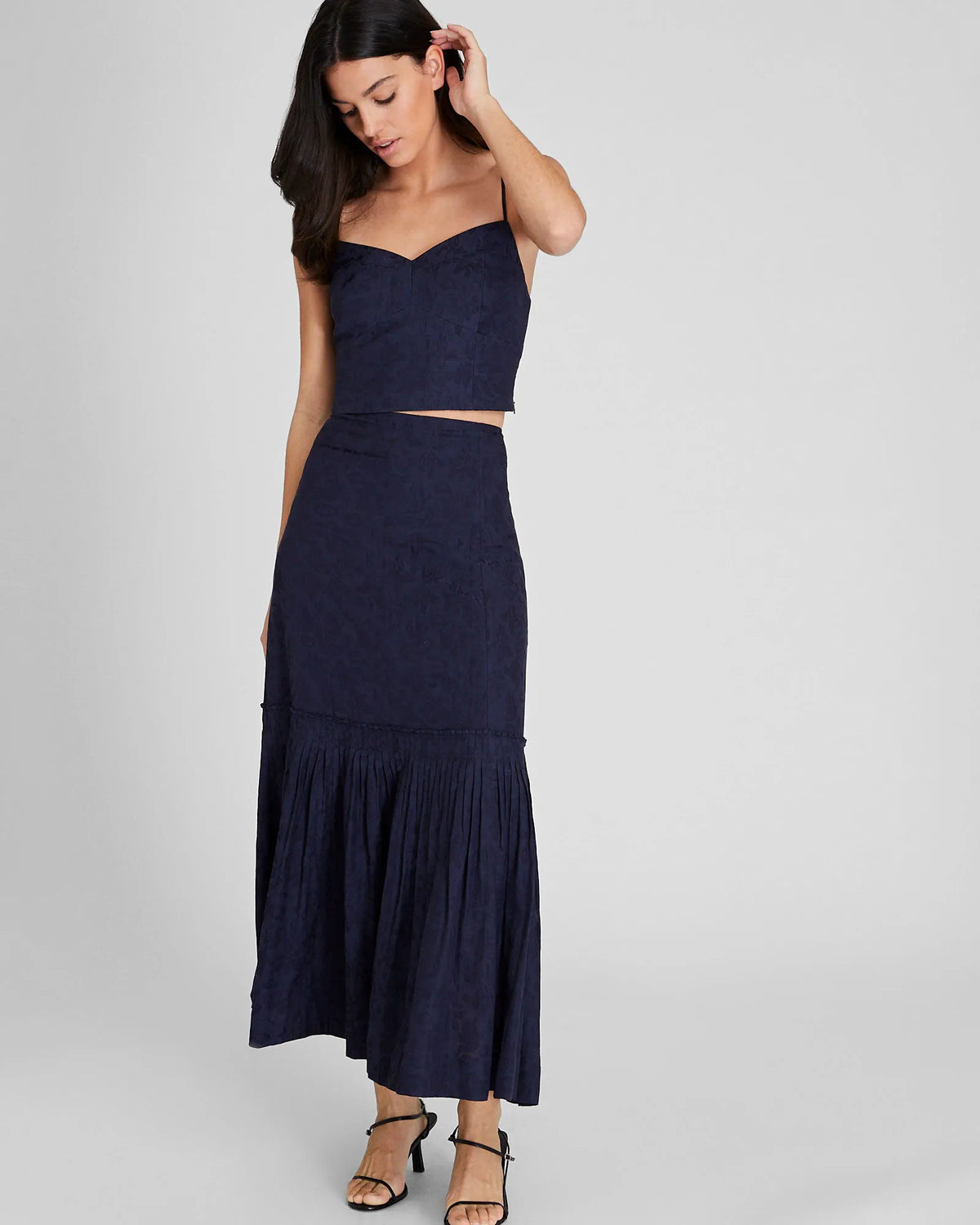 Paneled Fitted Top