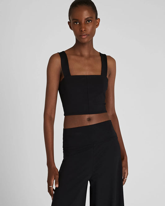 Cropped Knit Tank
