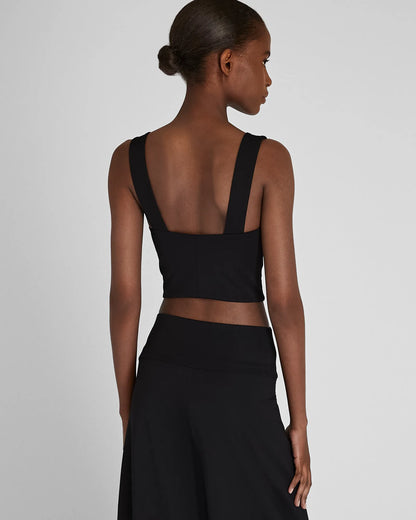 Cropped Knit Tank