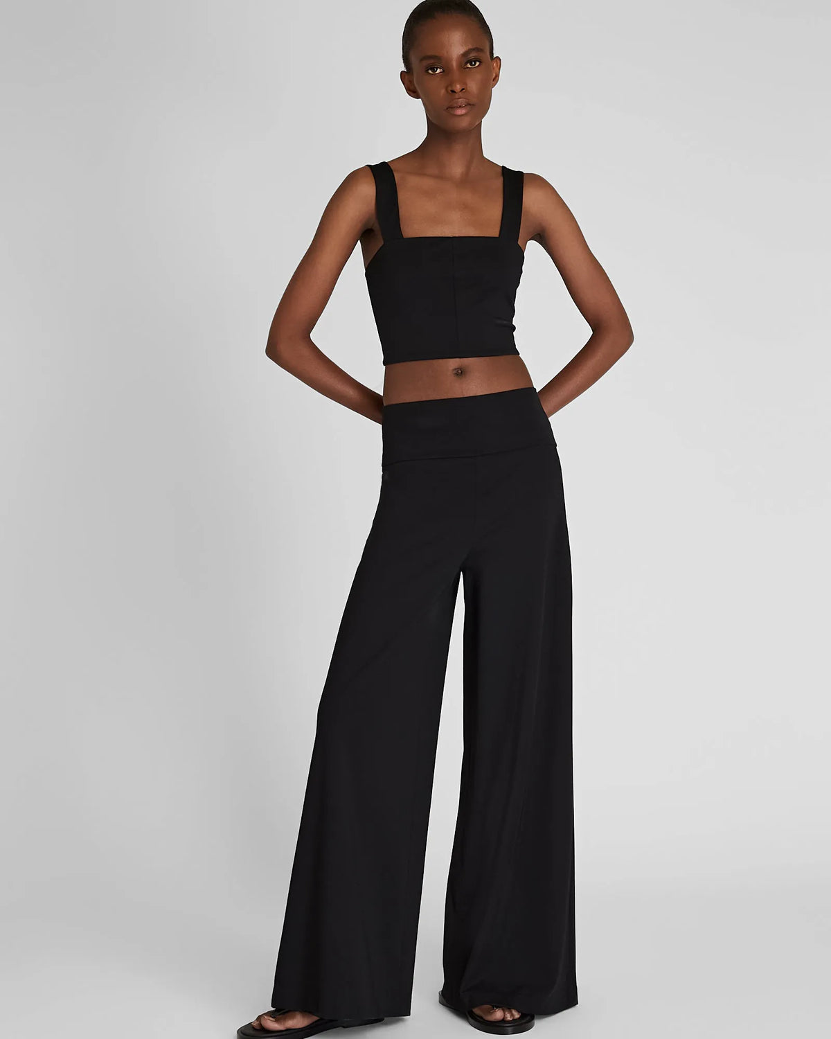 Cropped Knit Tank