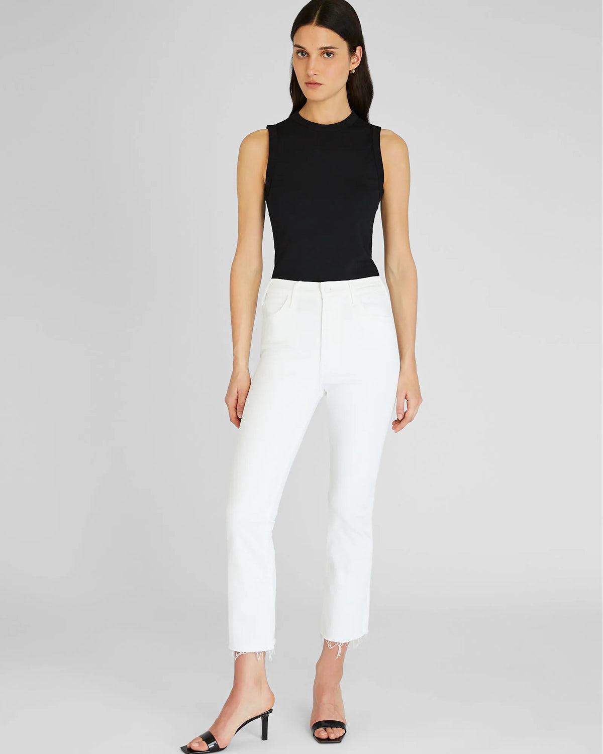 MOTHER The Hustler Ankle Fray Jeans