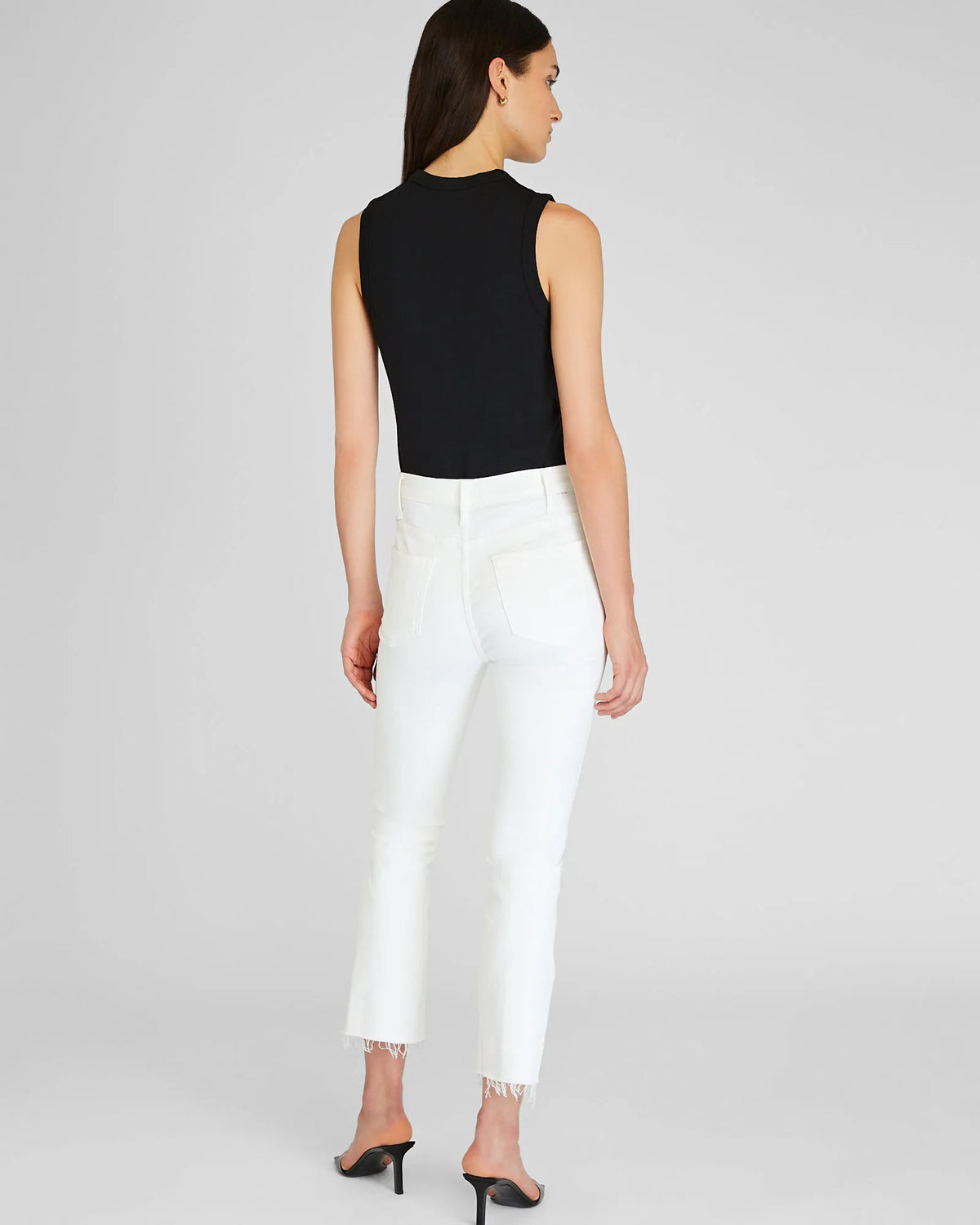 MOTHER The Hustler Ankle Fray Jeans