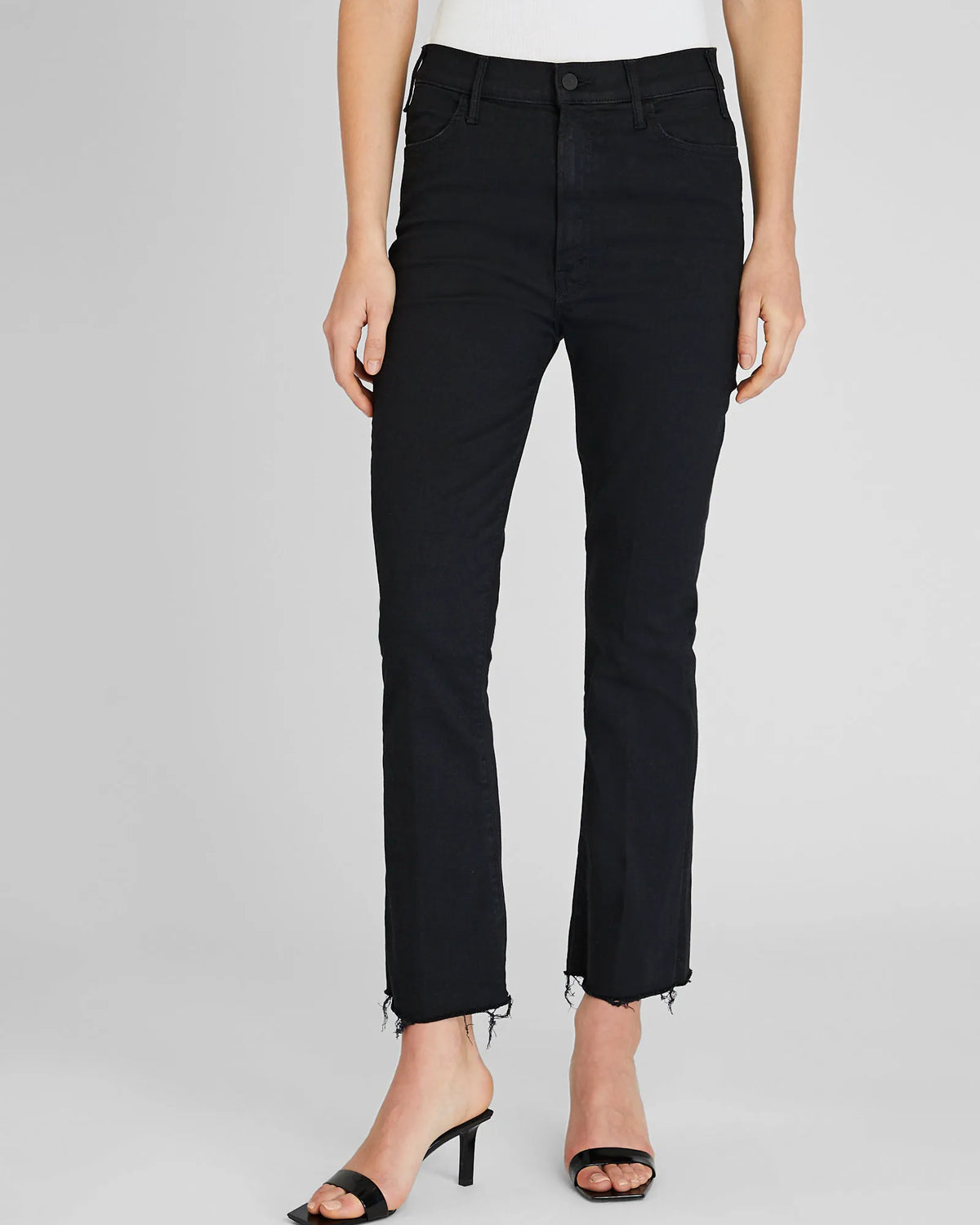 MOTHER The Hustler Ankle Fray Jeans