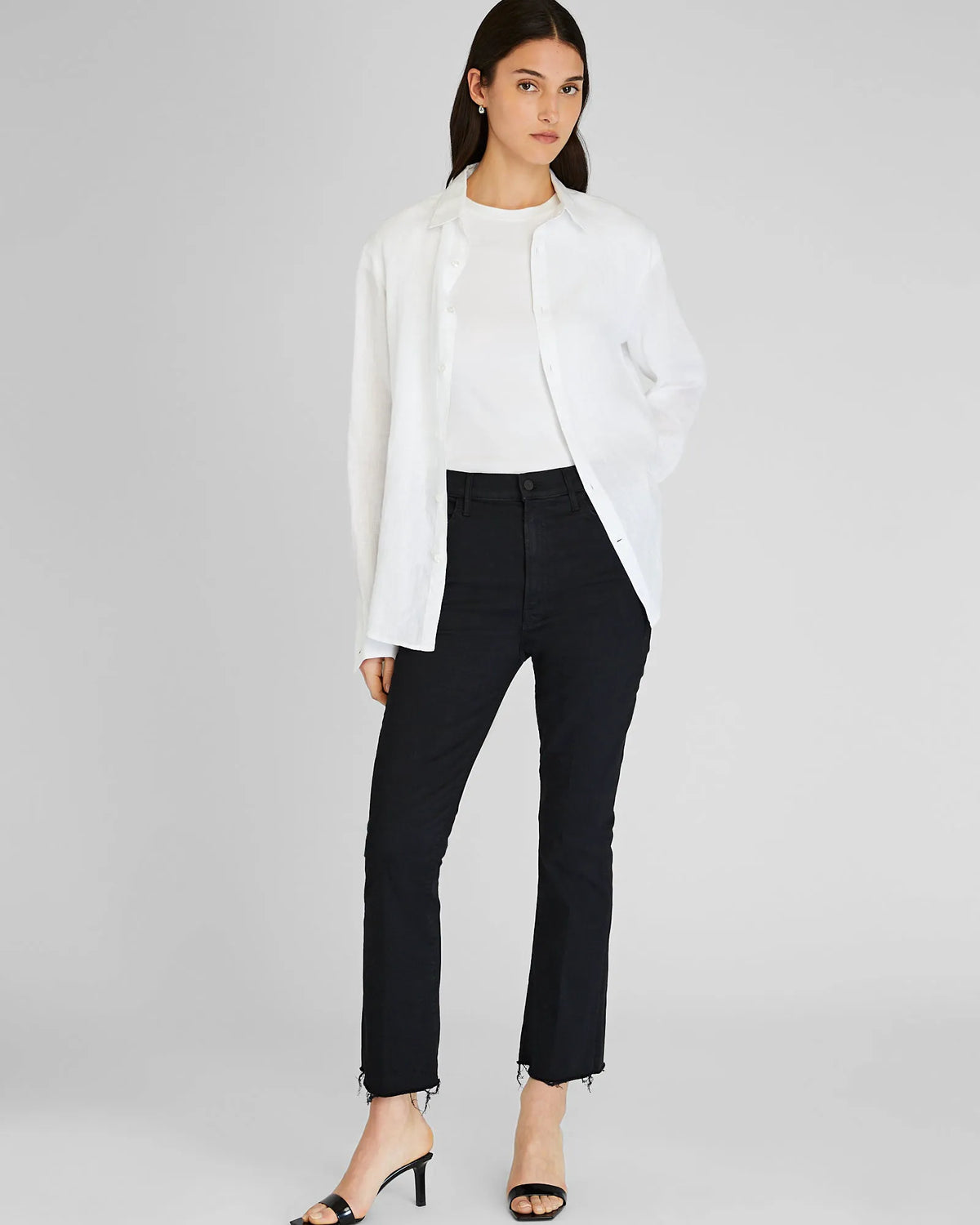 MOTHER The Hustler Ankle Fray Jeans