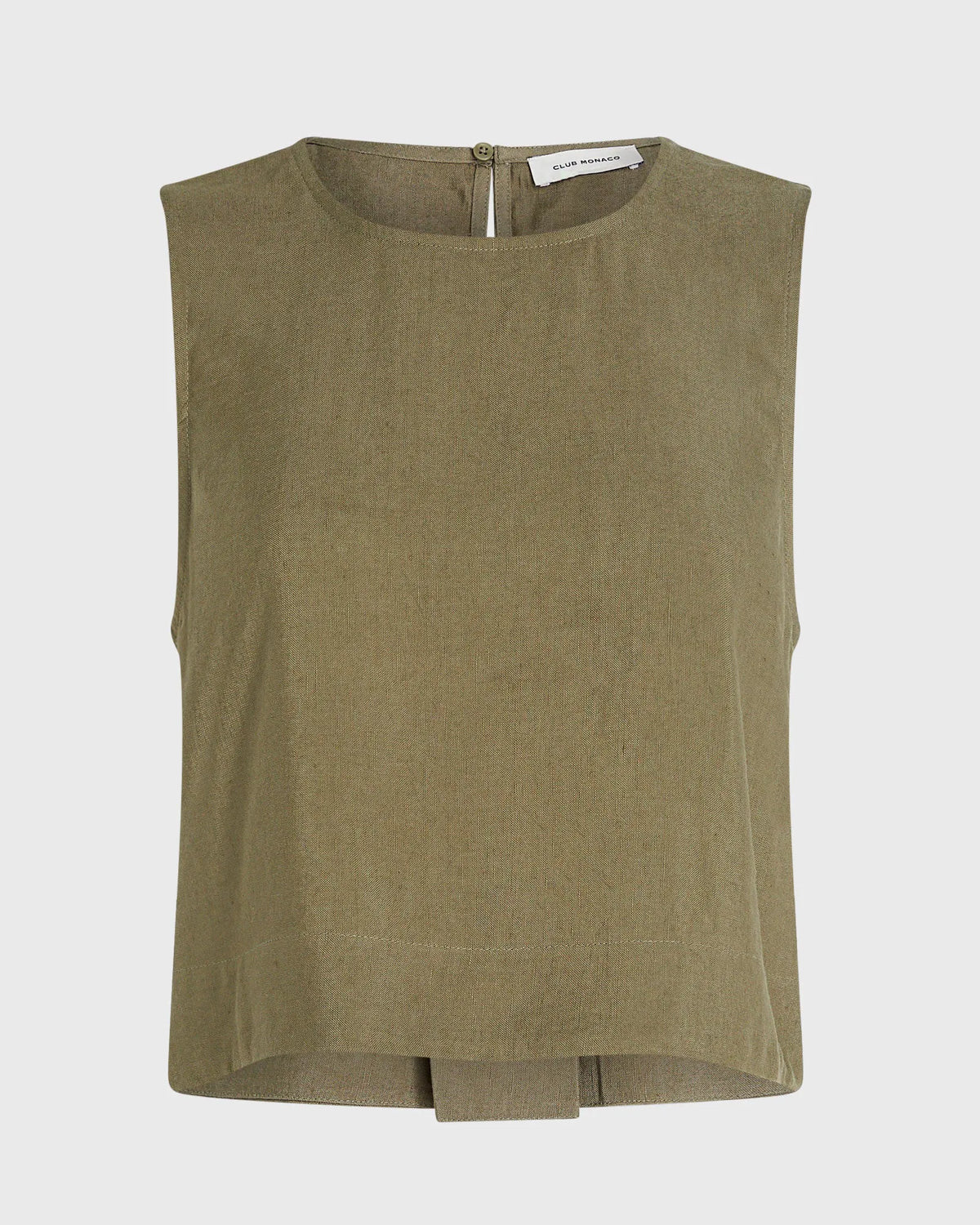 Linen Cropped Shell