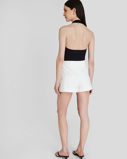 Textured High-Rise Short