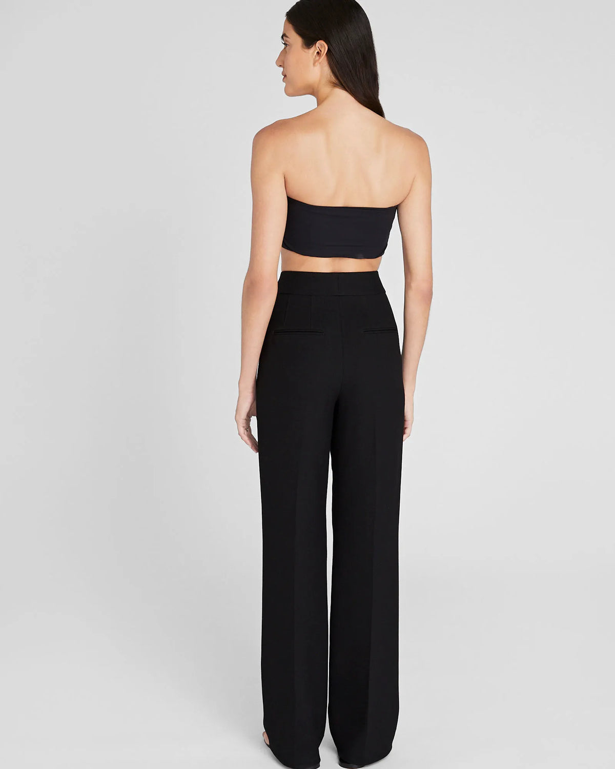 Full-Length Pintuck Trouser