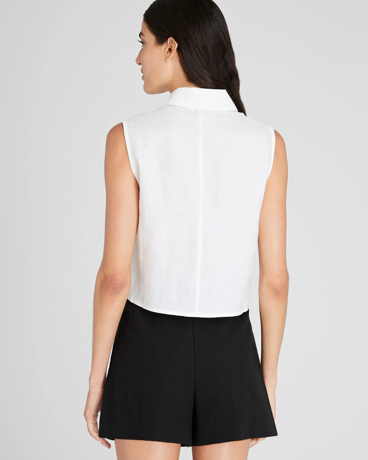 Sleeveless Linen Top