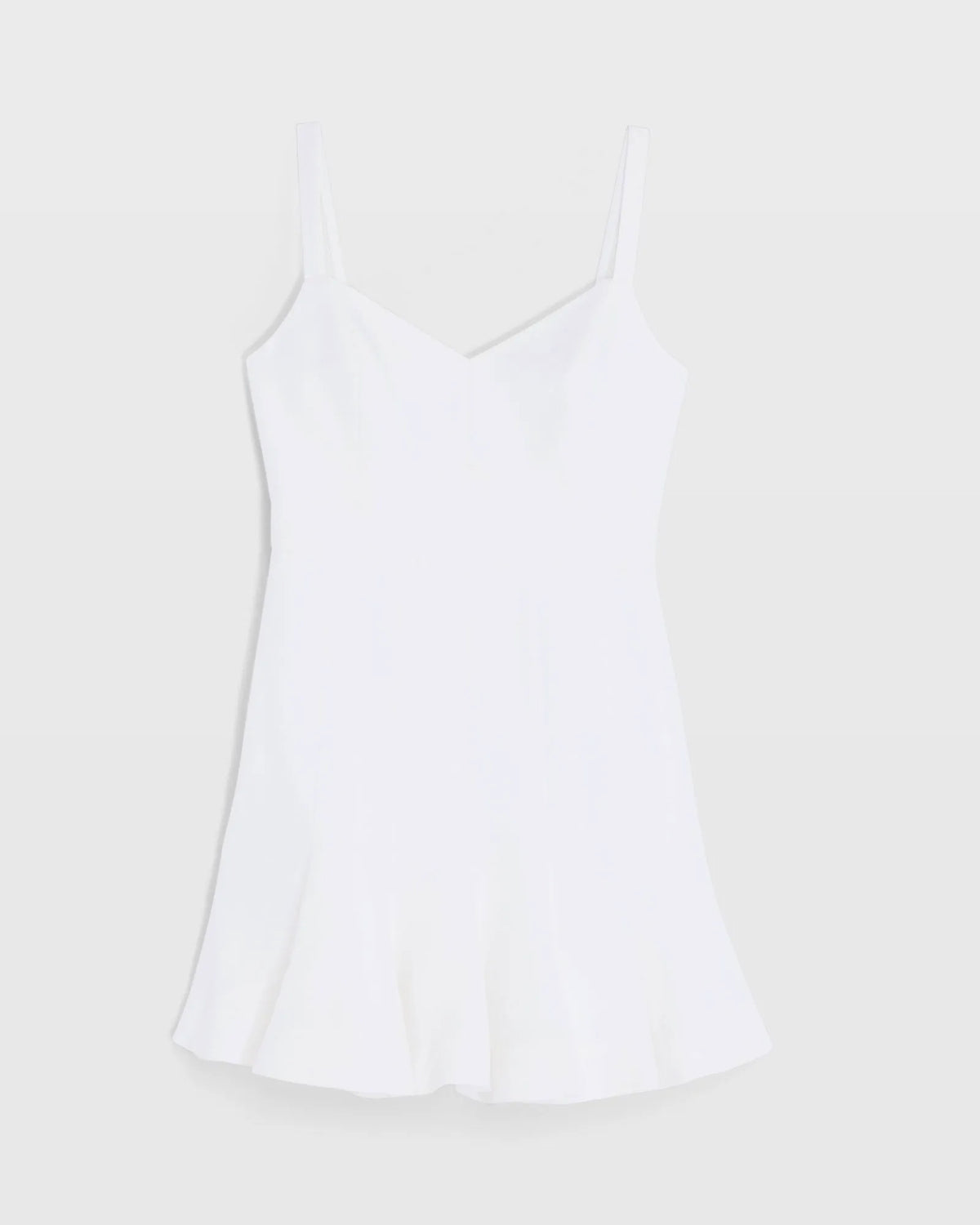 Fluted Hem Mini Dress