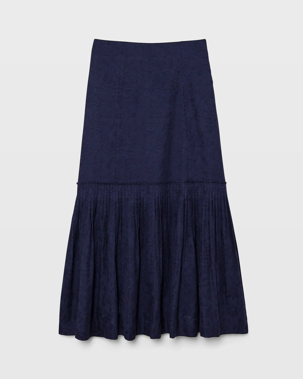 Flounce Hem Maxi Skirt