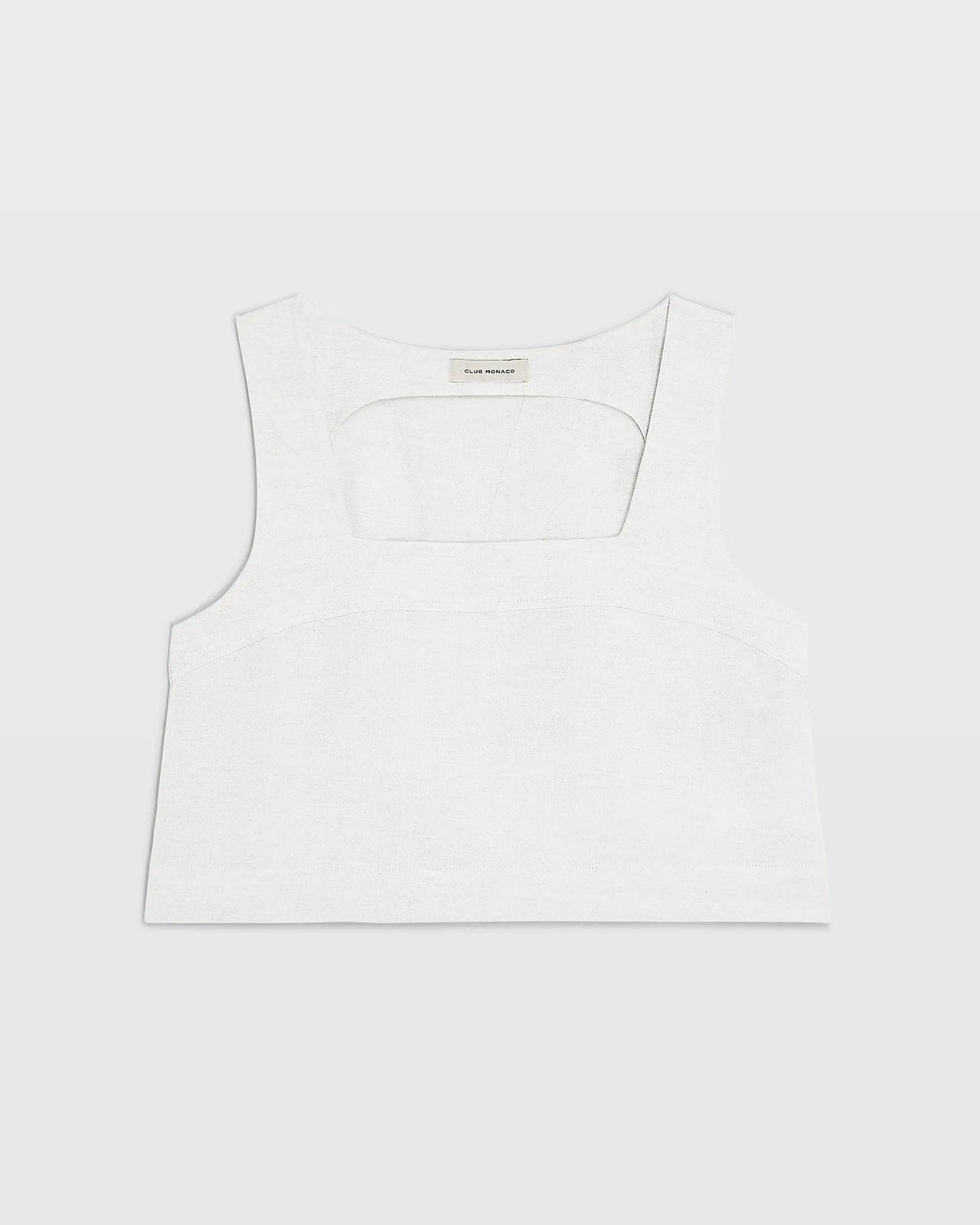 Linen Blend Shell Top