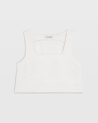 Linen Blend Shell Top