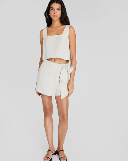 Linen Blend Shell Top