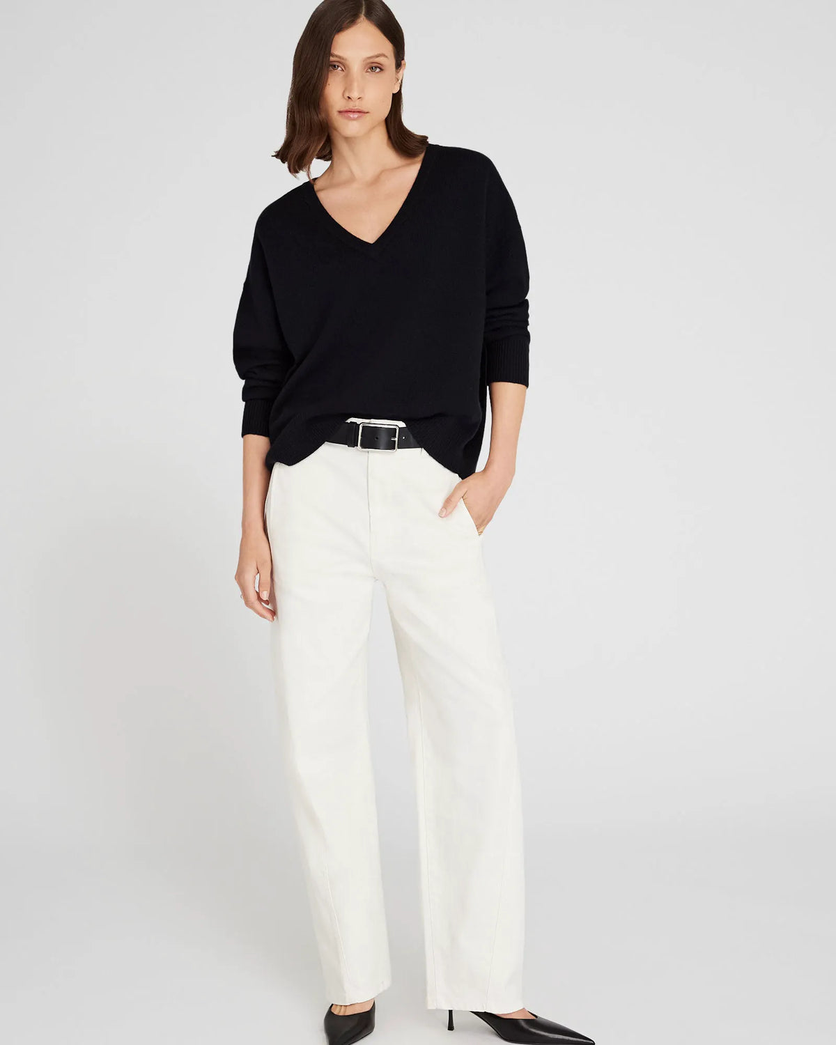 Cashmere V-Neck Sweater