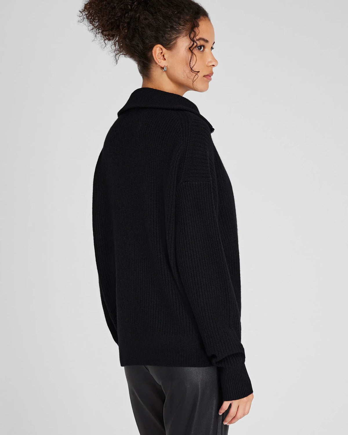 Cashmere Quarter-Zip Sweater