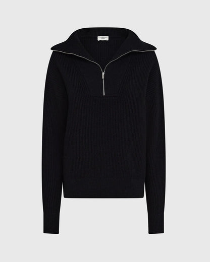 Cashmere Quarter-Zip Sweater