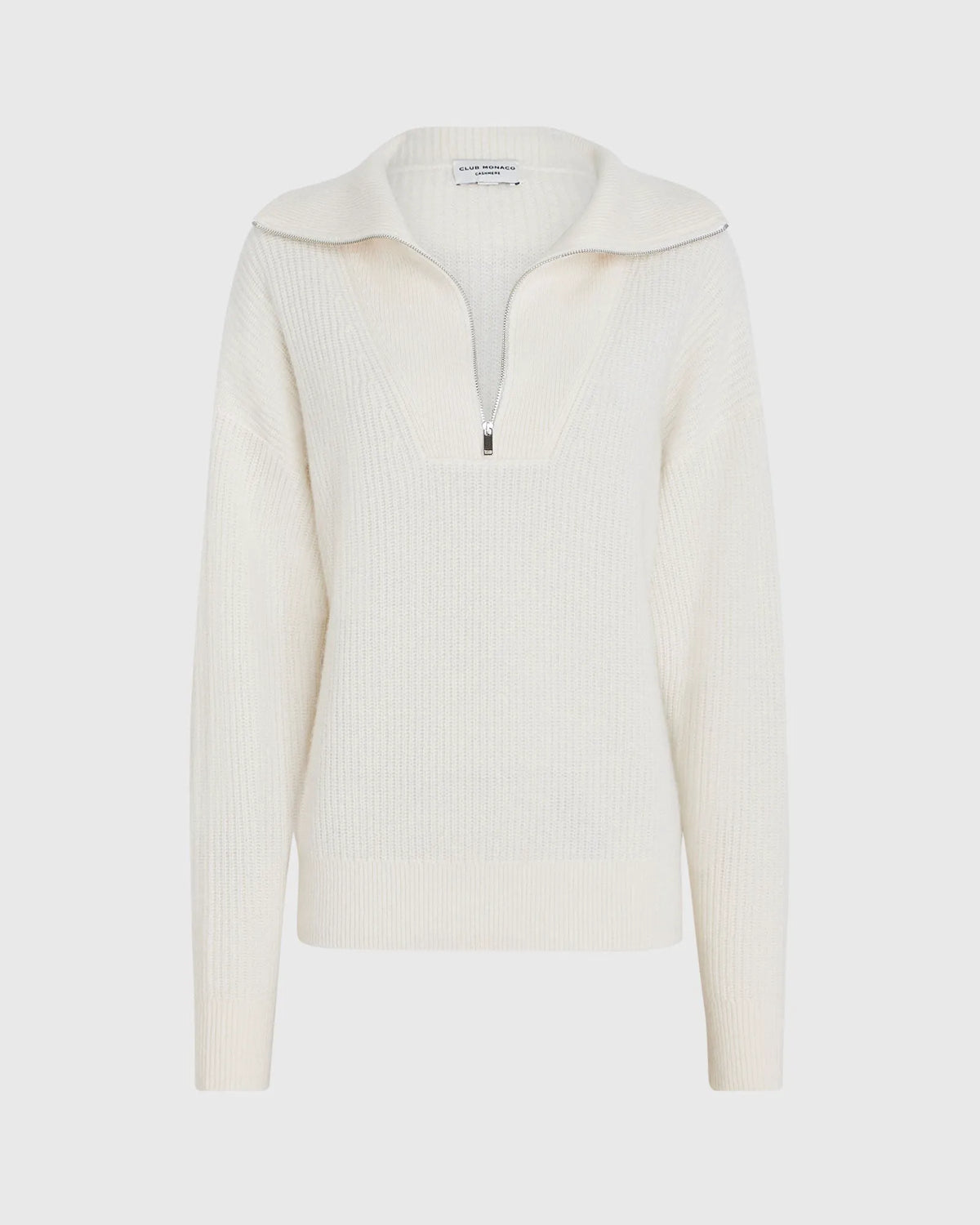 Cashmere Quarter-Zip Sweater