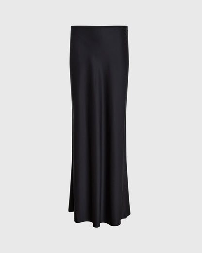 Silk Charmeuse Maxi Skirt
