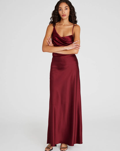 Silk Charmeuse Maxi Skirt