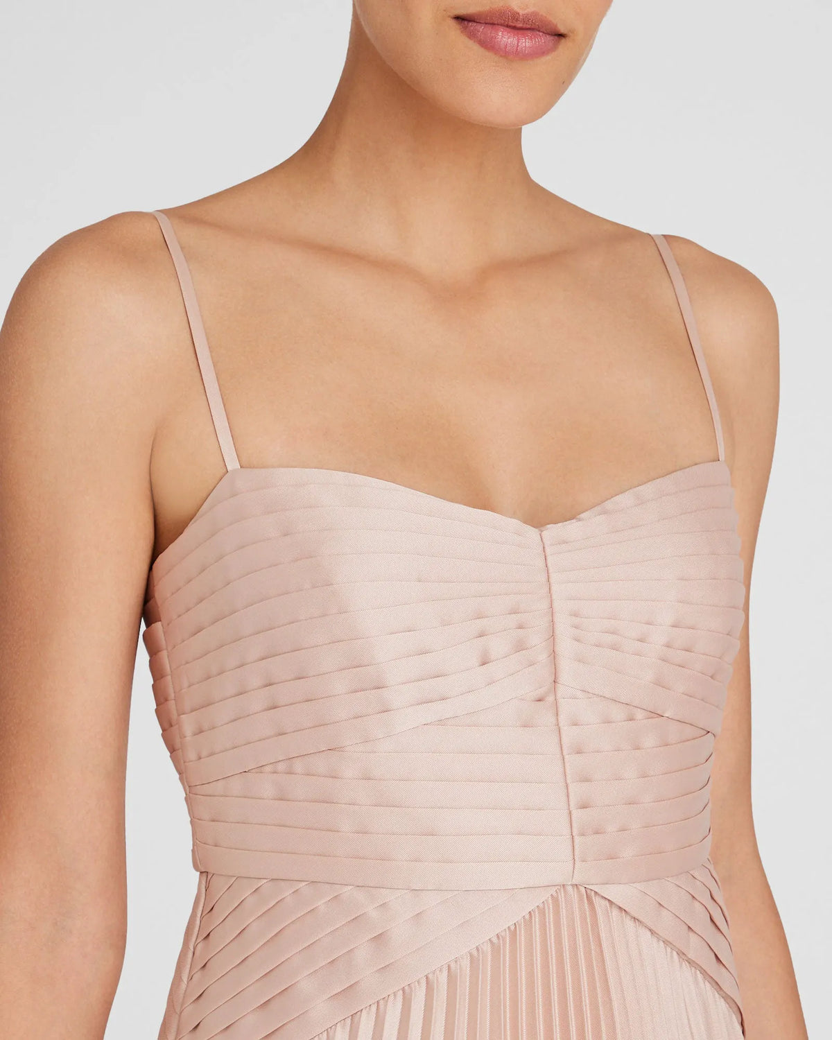 Pleated Occasion Maxi Dress