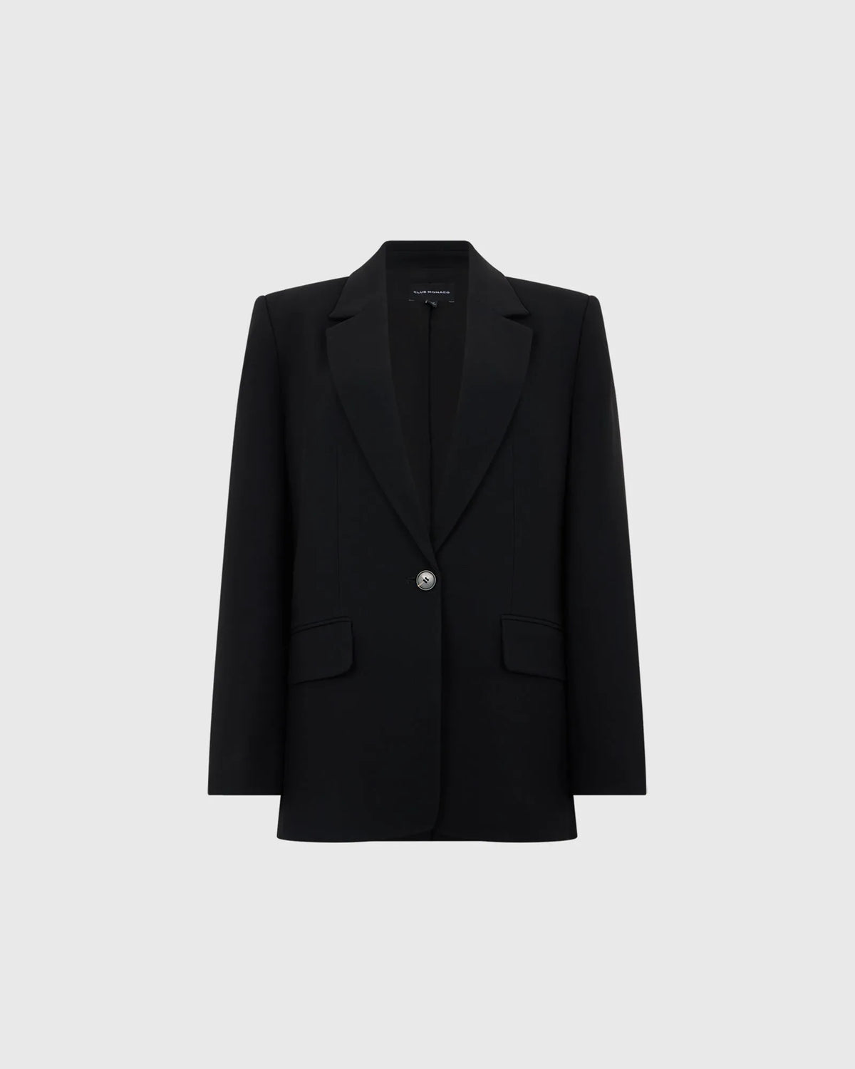 Relaxed Crepe Blazer