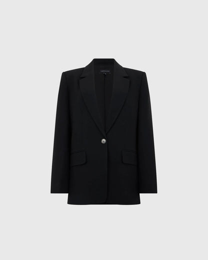 Relaxed Crepe Blazer