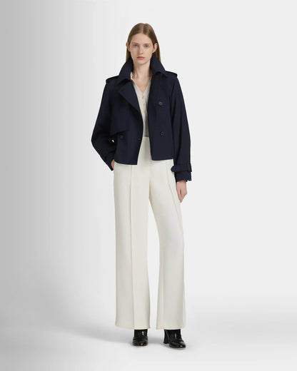 High Rise Fluid Crepe Trouser