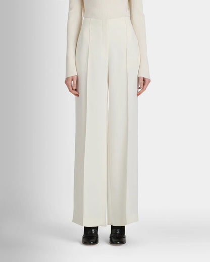 High Rise Fluid Crepe Trouser