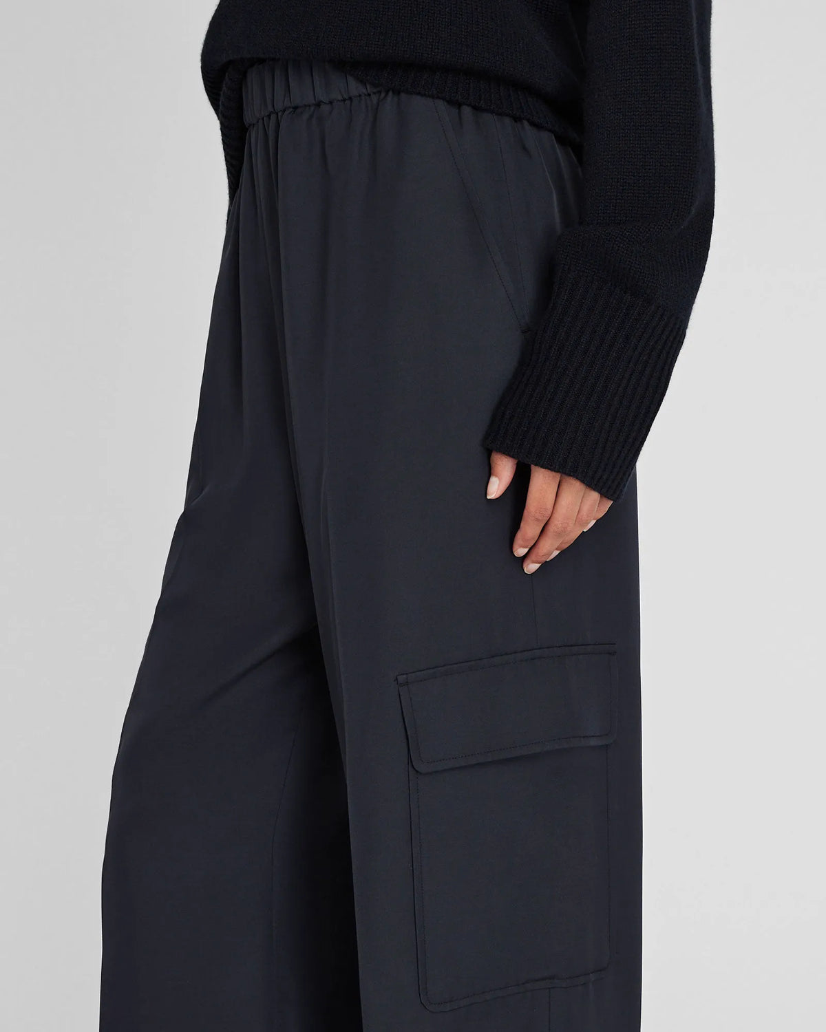 Silk Cargo Pant