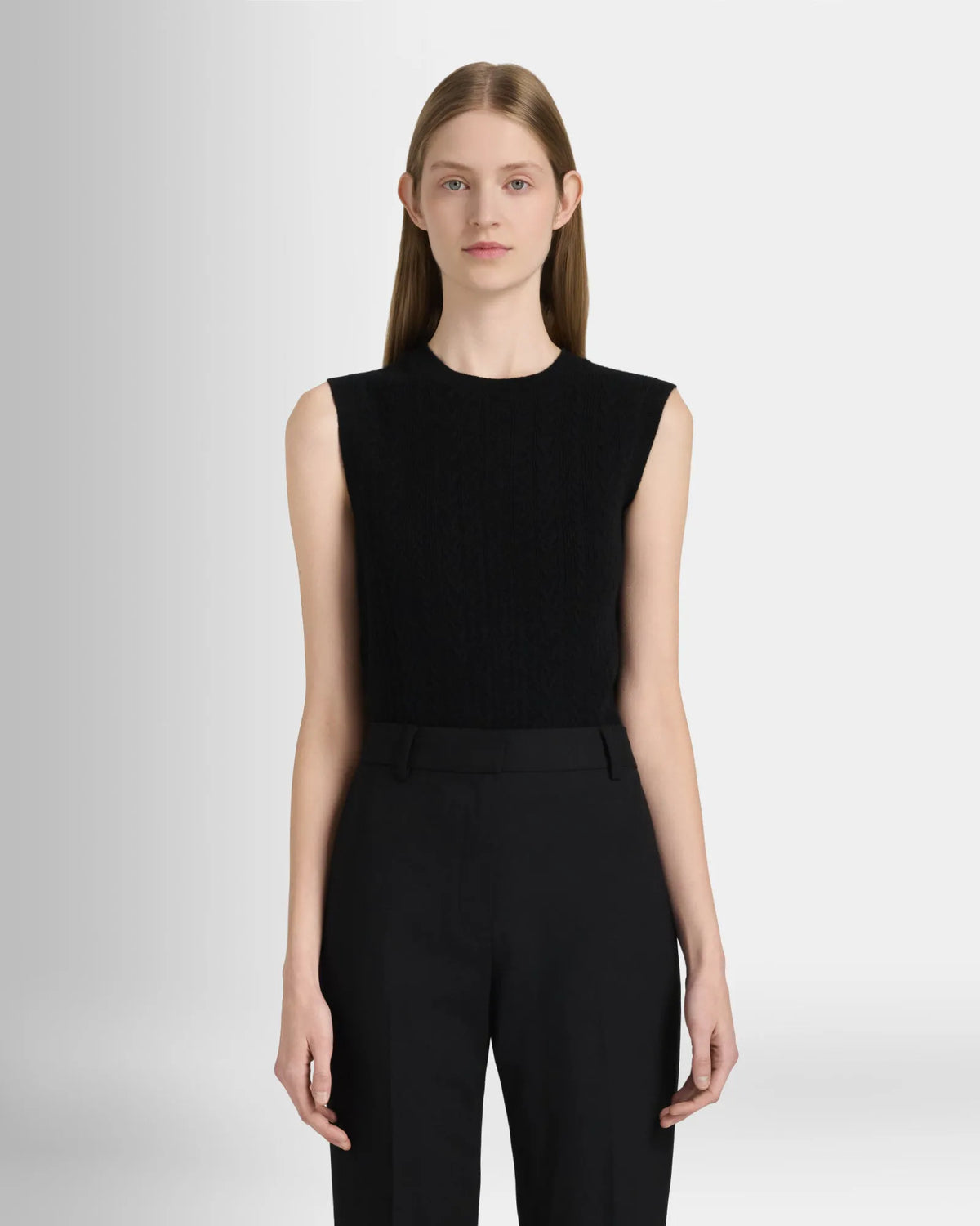 High Rise Fluid Crepe Trouser