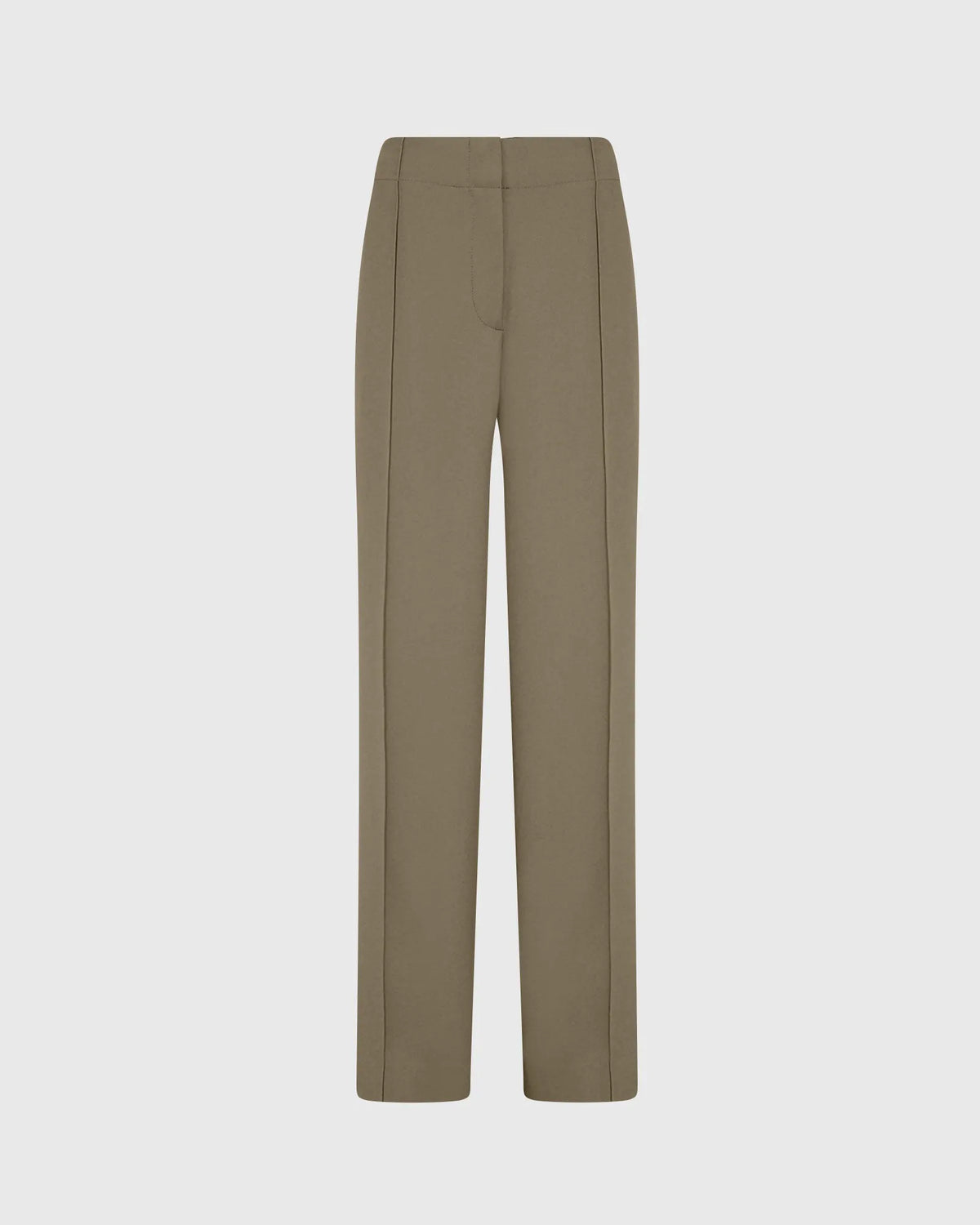 High-Rise Fluid Crepe Trouser
