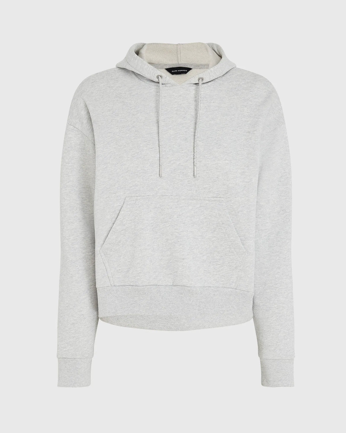 Classic Cropped Cotton Hoodie