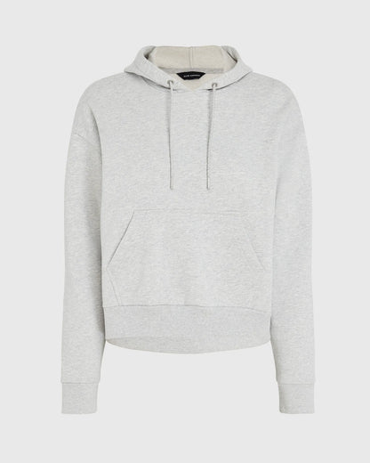 Classic Cropped Cotton Hoodie