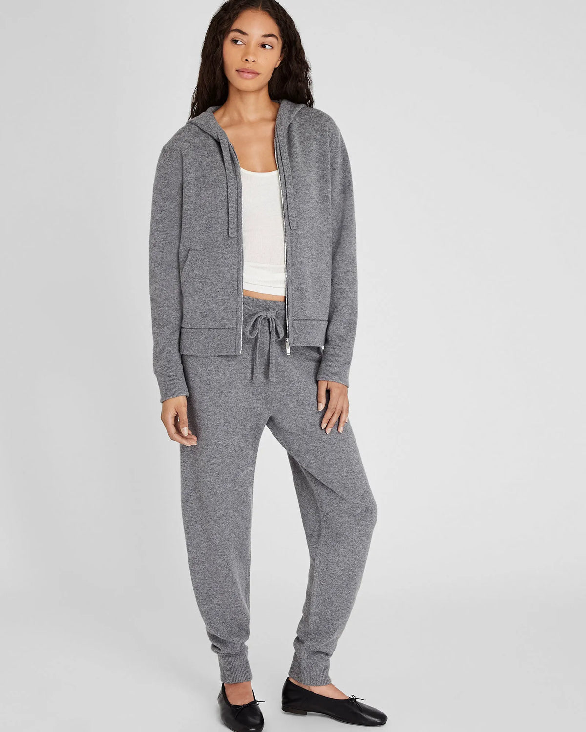 Cashmere Blend Double Face Jogger