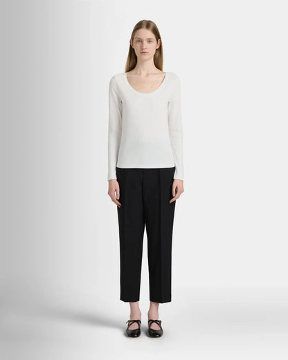 Long Sleeve Bowee Scoop Neck Top