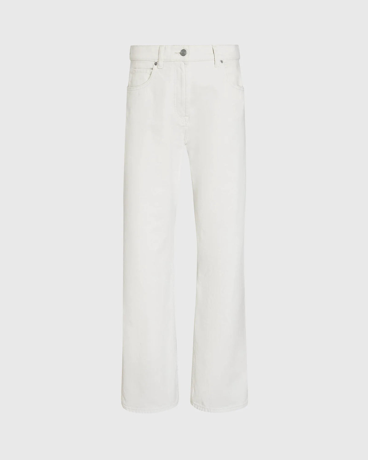 Straight Leg Cotton Twill Pant