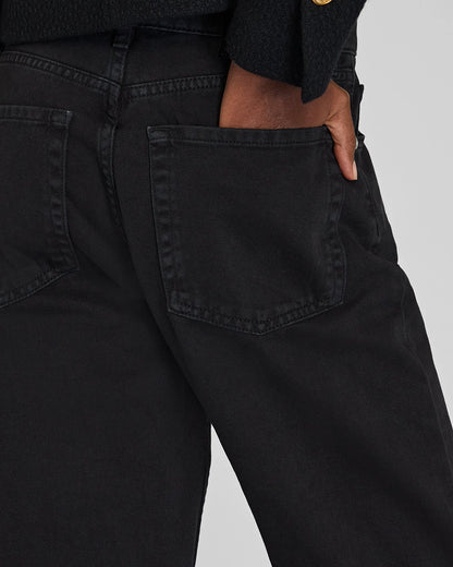 Straight Leg Cotton Twill Pant