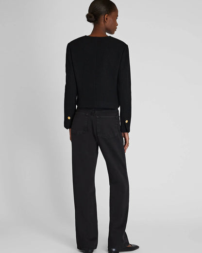 Straight Leg Cotton Twill Pant
