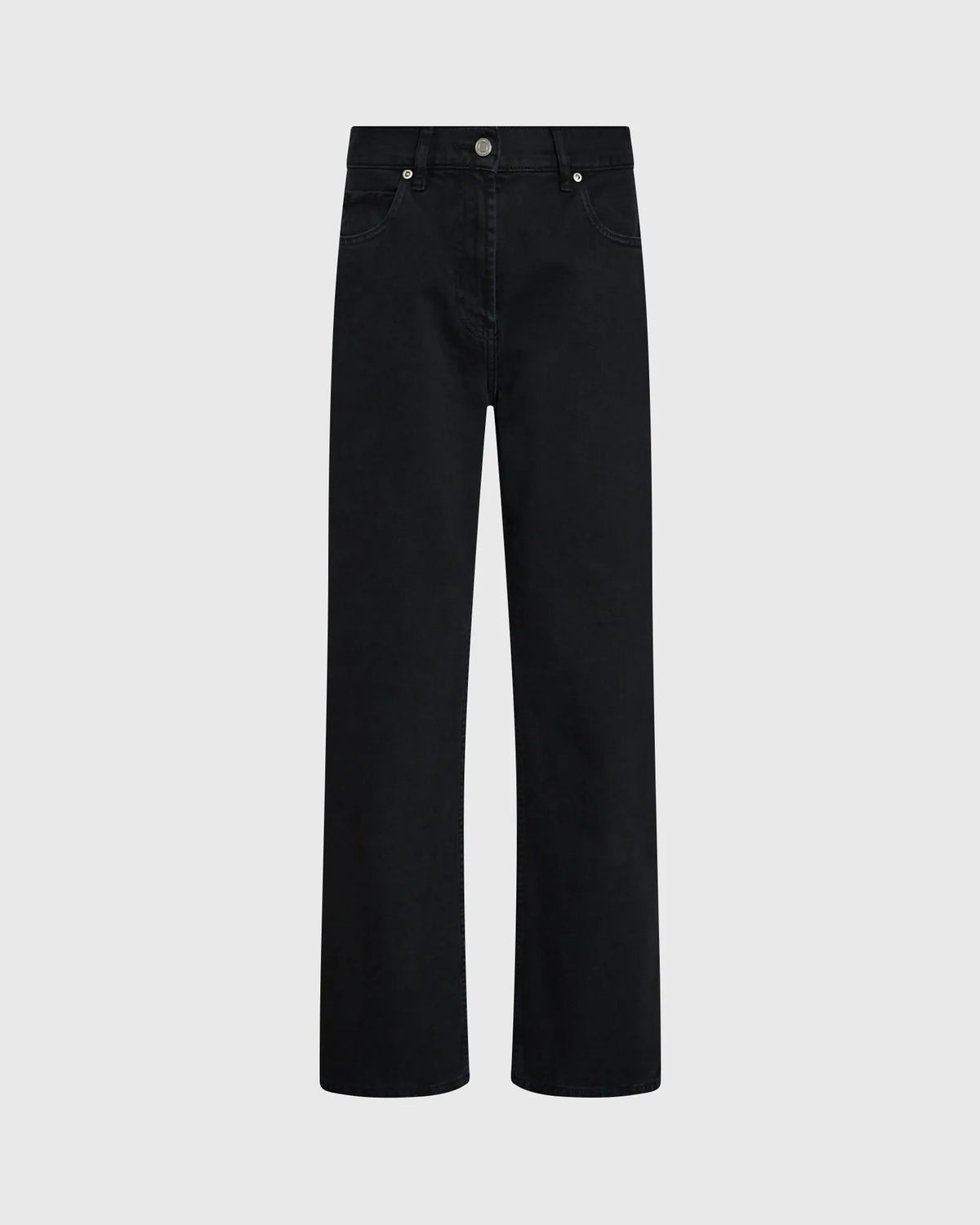 Straight Leg Cotton Twill Pant