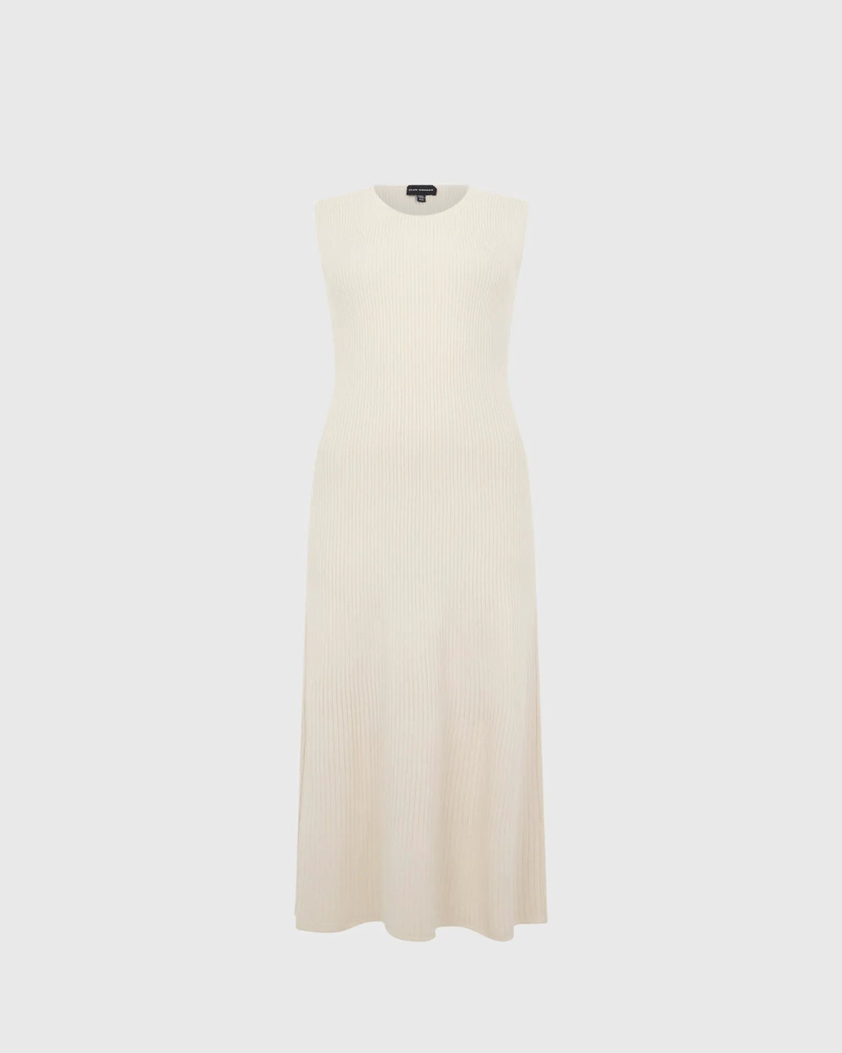 Ribbed Crewneck Midi Dress