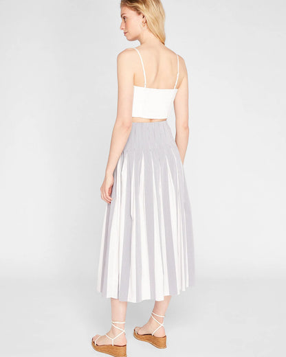 Pintuck Bandeau Top