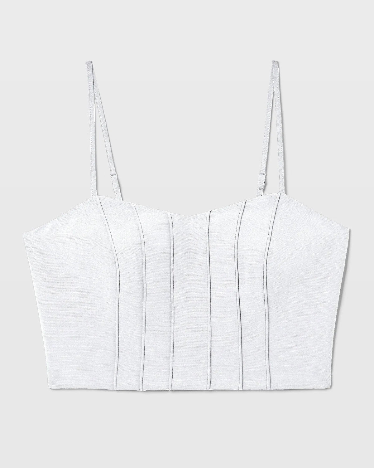 Pintuck Bandeau Top